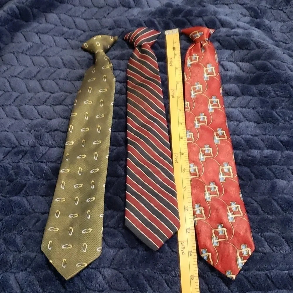 3 Clip on Ties